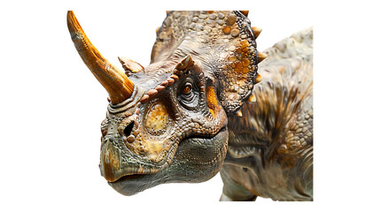 A Torosaurus with a transparent background.