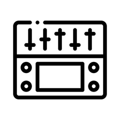 podcasting line icon