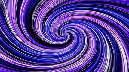 Colorful Abstract Swirl Pattern with Vivid Purple and Blue Tones Creating Dynamic Visual Movement