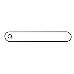 search bar icon vector