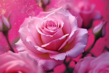 Mothers Day Blur Stock Photos. Pink background