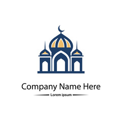 Obraz premium Mosque Logo