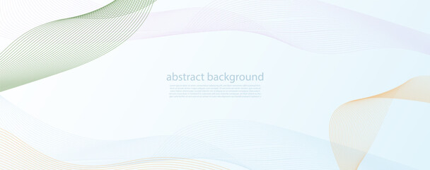 colorful line curve technology abstract technology innovation concept vector background.