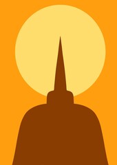 Obraz premium Afternoon on Vesak 