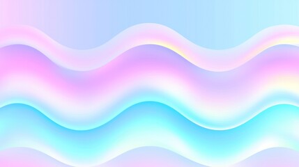 Fototapeta premium Pastel waves in soft colors for a delicate backdrop.