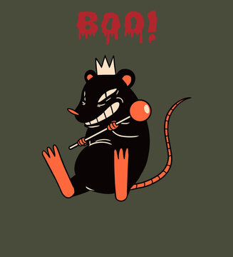 a very cruel rat king