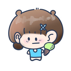 A little girl