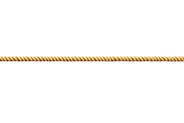 Straight rope image in transparent PNG format perfect for nautical crafts and design projects