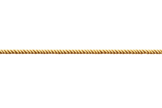 Straight rope image in transparent PNG format perfect for nautical crafts and design projects