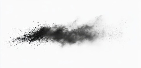 Fototapeta premium Dark, dispersed dust cloud