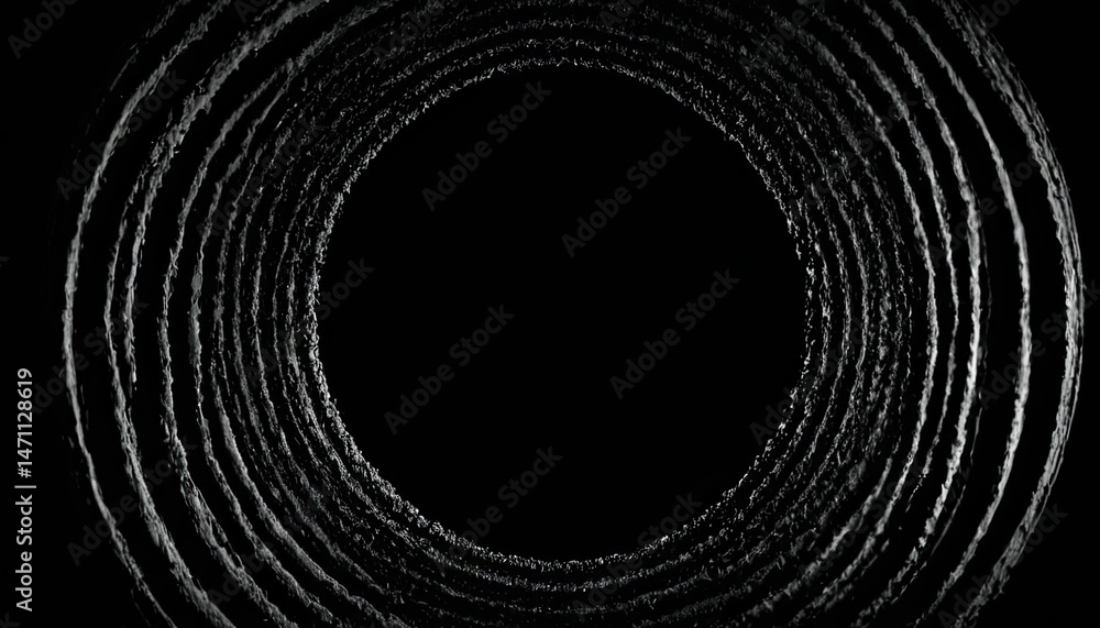 Poster a black background with a circle that says quot a quot on it 1