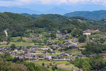 阿南町の町並み（長野県阿南町）