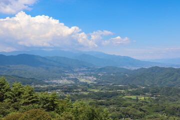 南信州の街並み（長野県下條村）