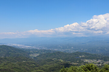 南信州の街並み（長野県下條村）