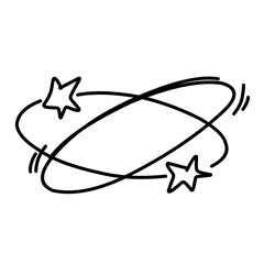 Line movement effect vector element