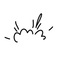 Line movement effect vector element