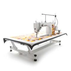 Longarm Quilting Machine in Action.