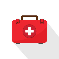 Obraz premium First Aid Box Safety Icon 
