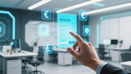 Digital Payment Processing with Holographic Interface