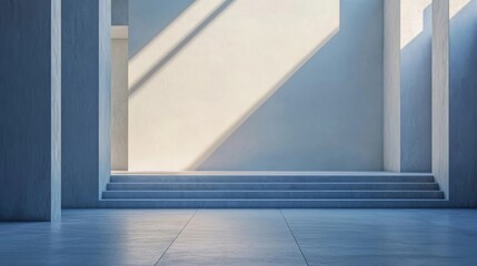 Fototapeta premium empty white room