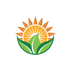 agriculture logo design vector 