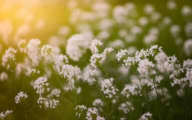 Wild flowers in the field