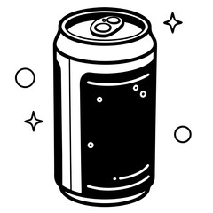 can of soda