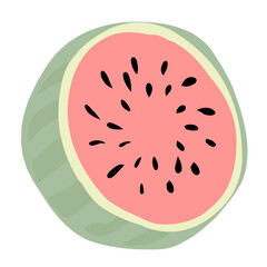 Watermelon Fruit illusrtation