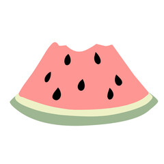 Watermelon Fruit illusrtation