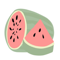 Watermelon Fruit illusrtation