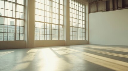 empty room with a window