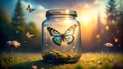 Butterfly in a Jar