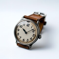 Vintage Wristwatch with Leather Strap. (1)