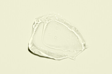 A sample of a moisturizing cosmetic cream or body gel.