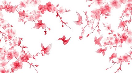 Fototapeta premium pink rose petals