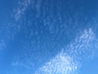 blue sky with clouds