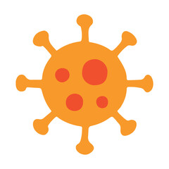 Obraz premium Virus illustration, science digital files, science department clipart vector, scientist Design Sublimation 