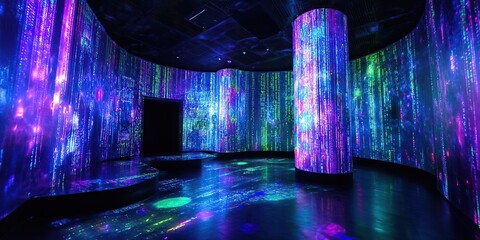 Immersive digital art installation