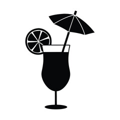 cocktail with umbrella