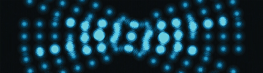 Panorama Abstract Light Line Technology on Blue Background,Digital and Connection Concept design,Vector illustration.