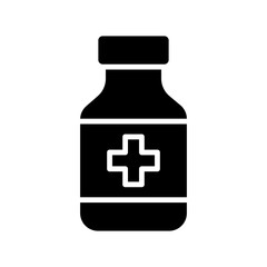 Medicine, drug, Hospital and medical care solid icon
