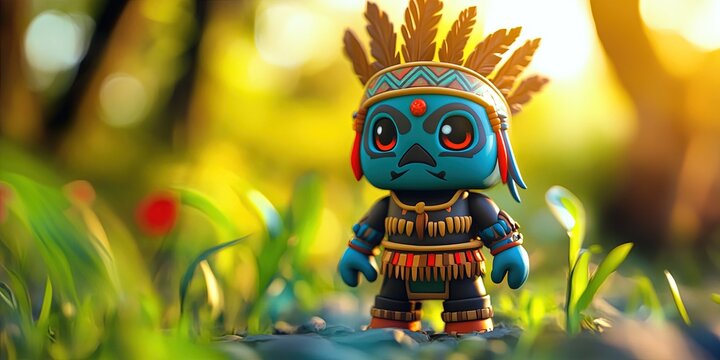 kawaii incan warak'aq warrior 
