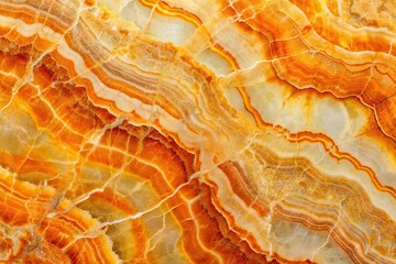 Obraz premium Abstract Orange Onyx Marble, Beige Marble Texture, Italian Breccia Interior Design
