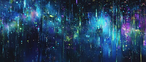 Obraz premium Neon Cityscape (1)