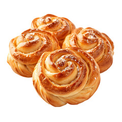 Fototapeta premium Baked sweet buns png