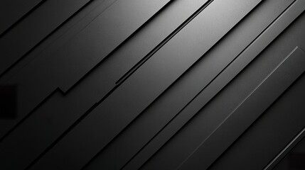 Modern black tech-style backdrop with sleek angles and diagonal striping  