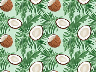 Tropical simplicity, nature’s elegance in every coconut and leaf