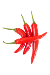  fresh red hot chili peppers © PAKERTI