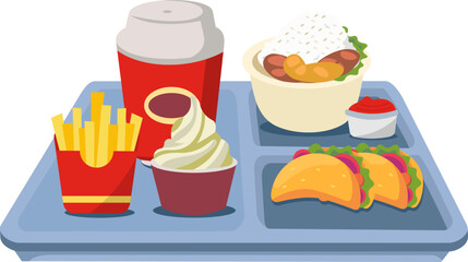 Fast Food Illustration
