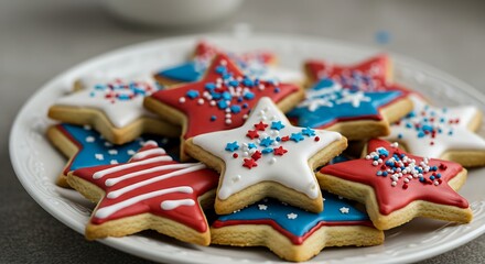 Patriotic Star Cookies: American Holiday Treats